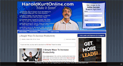 Desktop Screenshot of haroldkurtonline.com